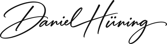 Unterschrift von Daniel Hüning